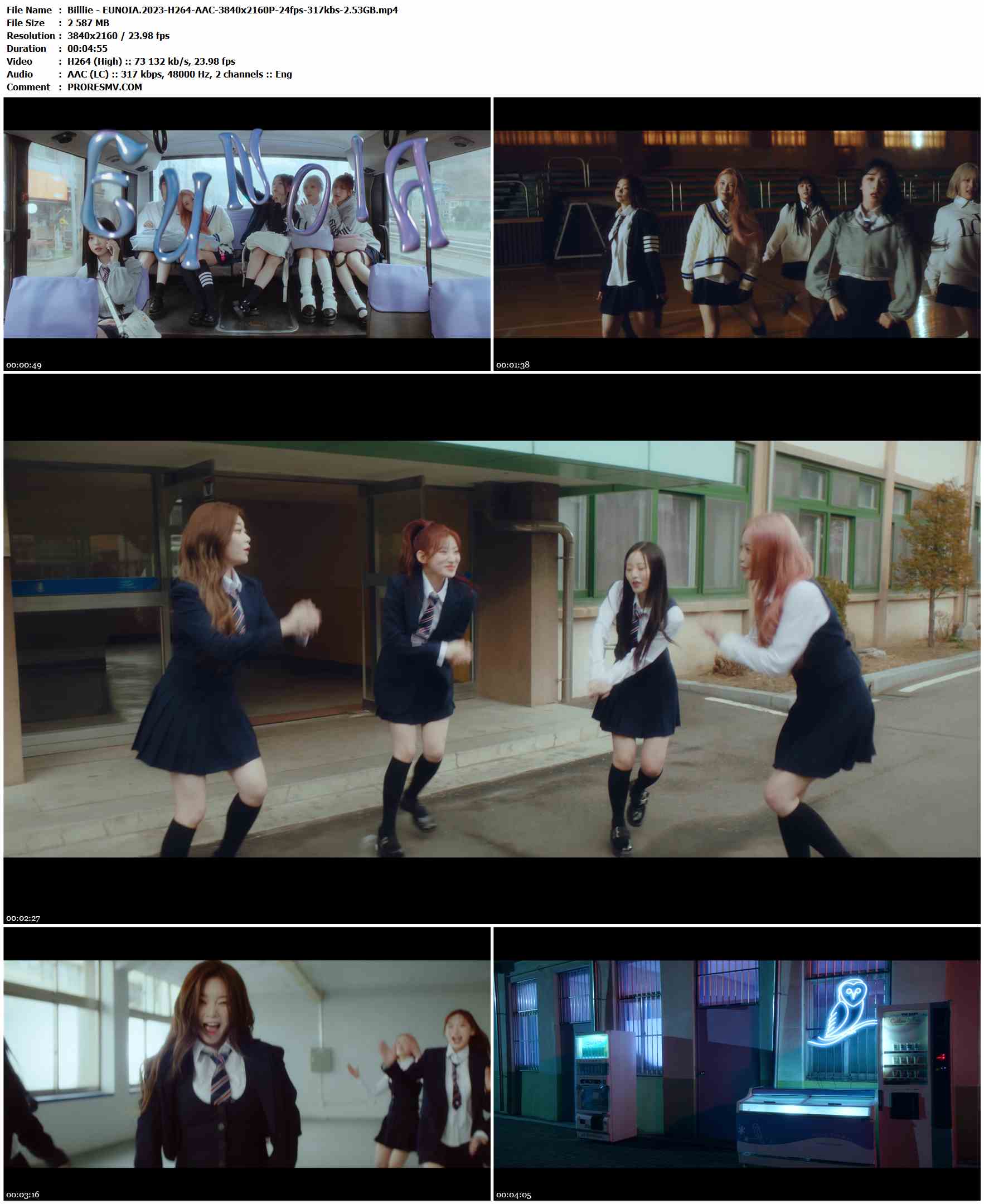 Billlie - EUNOIA.2023-H264-AAC-3840x2160P-24fps-317kbs-2.53GB官方MV_高清MV